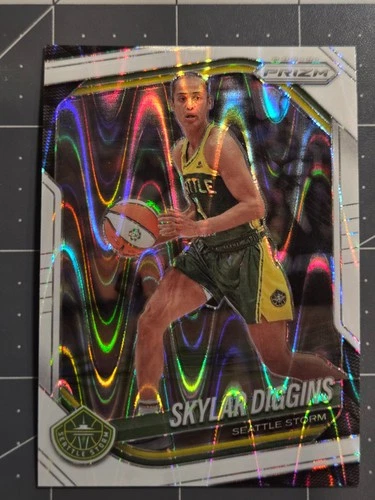 2025 Panini Prizm WNBA - Skylar Diggins-Smith #123 White Seismic Prizm