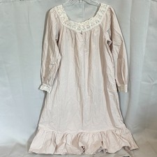 Prairie Womens Dress Small Beige Victorian Lace Midi Balloon Sleeve Boho 18614x