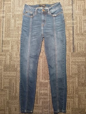 Judy Blue Skinny Fit Jeans Women's 5/27 High Rise Front Mid Seam JB8863 Stretch 