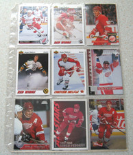 9x Sergei Fedorov mint DETROIT RED WINGS hockey cards lot HIGH END NHL Superstar