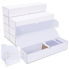 Trading Card Storage Box, 8-Pack 1000 Count Cardboard TCG Sport Card Box
