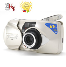 MINT Olympus mju II 115 VF Point Shoot 35mm Film Camera From JAPAN