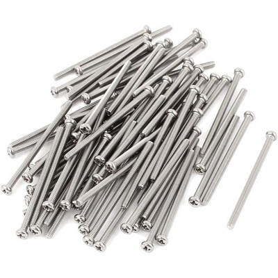 Schrauben Edelstahl M2.5 x 40mm Kreuzkopf Flachkopf 60 Stück befestigung