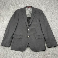 Hugo Boss C-Hutson1 Slim Fit Blazer Mens 38R Charcoal Gray Virgin Wool Red Label
