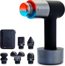 Sharper Image Powerboost Pro Deep Tissue Percussion Massage Gun, Hot R017