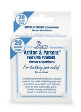 Image of Ashton & Parsons Teething Powders Used to Soothe Teething Pain and Symptoms for