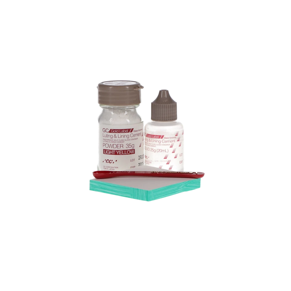 GC 002503 Fuji I Gold Label Glass Ionomer Luting & Lining Cement 1:1 Kit 901007 - Image 2 of 4