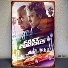 Tin Metal Signs Home Décor 8x12, "Fast and the Furious" Vintage Poster, Home, Ga