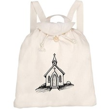 'Small Chapel' Canvas Rucksack / Backpack (RK00034160)