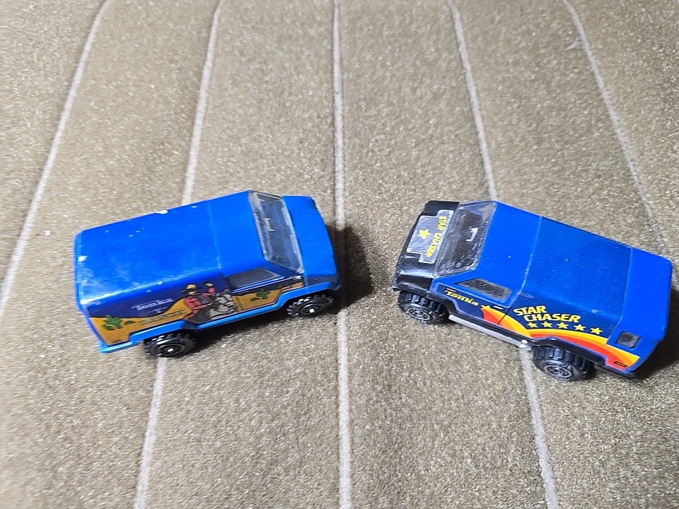 Tonka Blue Star Chaser Furgoneta Personalizada Hecha en México Buen Estado Usado Lote De 2 Foto 2 de 4
