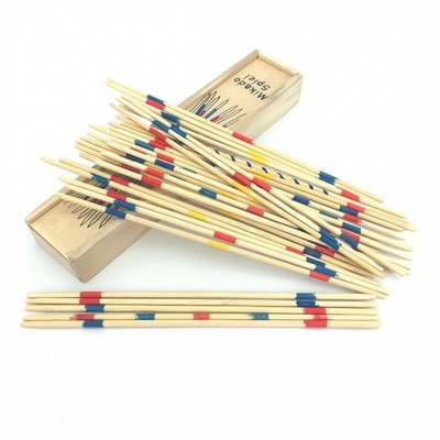 Set of 41 Mikado in their wooden box 19 x 4 x 2.5 cm