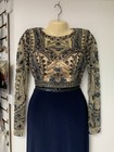 Sherri Hill Size 2 Navy Blue Beaded 2Pc Beaded Prom Homecoming Pageant Dress NWT — photo 5