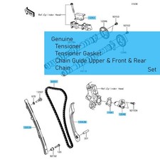 KAWASAKI NINJA ZX-14R ZX1400 '12-23 Original Spanner & Kettenführung & Ketten...