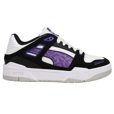 PUMA  X Minecraft Slipstream Lace Up  Youth Boys Black, Purple, White Sneakers C