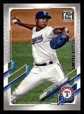 2021 Topps 70th Anniversary Limited Edition #396 Jose Leclerc Texas Rangers