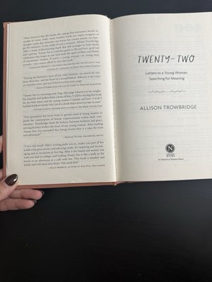 Twenty-Two Letters to a Young Woman Searching for Meaning by Allison Trowbridge