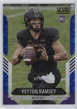 2021 Score Rookies Blue Explosion /20 Peyton Ramsey #374 1b9b