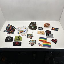 Lot Of 110 Iron On Patches New