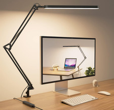 L mpara LED de escritorio 31.5", 5 colores, 11 brillos, brazo ajustable y tempor
