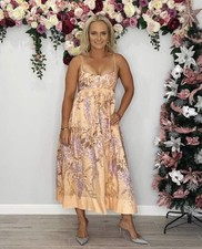 Zimmermann Rosa Bralette Midi Dress Size 2 / AU 12 / US 8 