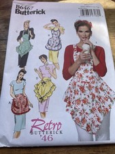 Butterick Pattern B6467 ~ Misses RETRO 1946 F...