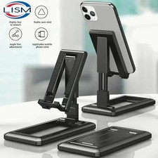 Foldable Tablet Mobile Phone Desktop Phone Stand for iPad iPhone Samsung Desk...