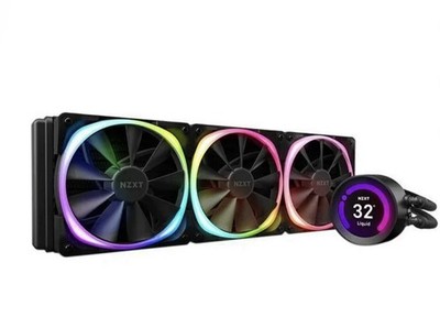 NZXT RL-KRZ73-R1 Liquid CPU Cooler - Black *not Tested* In Box