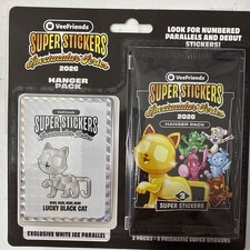 Veefriends Super Stickers Spectacular Series VVVV Lucky Black Cat WHITE ICE pack