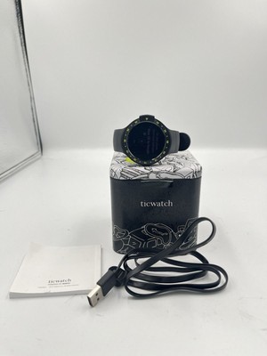 Mobvoi Ticwatch S WF 12066 Black Smartwatch with Manual & Charging Cable