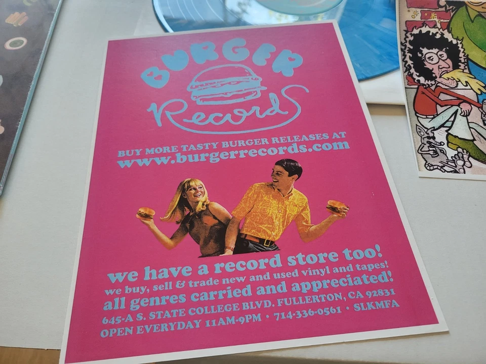 APACHE - Radical Sabbatical 2010 INDIE GARAGE ROCK Blue Marble Vinyl + POSTER LP Foto 4 de 4