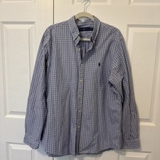 Ralph Lauren Shirt Mens XL Classic Fit Button Down Long Sleeve check Dress shirt