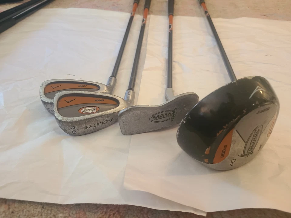 Acuity Voltage Golf Clubs Junior Set Of 4 Driver Putter 2 Irons LH - Image 4 of 4