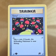 Sleep! (Rocket's Secret Machine) 79/82 Team Rocket Regular for