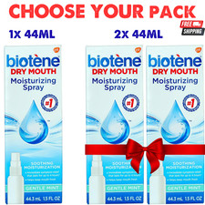 Biotene Dry Mouth Moisturising Oral Spray 44ml Xerostomia Relief Fast UK Stock