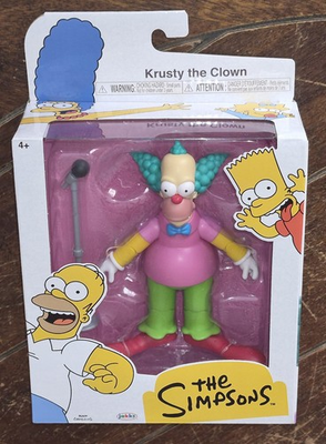 #ad The Simpsons: KRUSTY THE CLOWN 5quot; Action Figure 2024 JAKKS Pacific #17663 $14.83