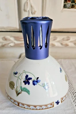 LAMPE BERGER EN PORCELAINE HAVILAND LIMOGES MODELE IMPERATRICE EUGENIE - Photo 1/4