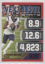 2021 Score Next Level Stats Red Deshaun Watson #NL8 0q0m