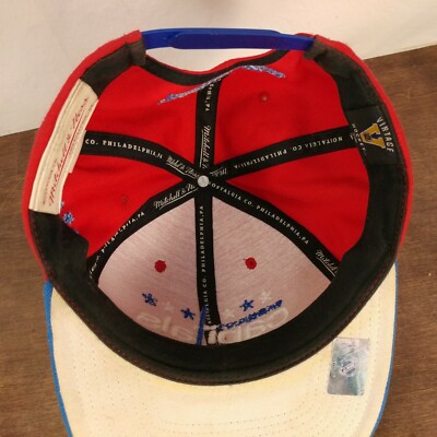 Casquette Snapback Mitchell & Ness Washington Capitals NHL - Rouge, Blanc, Bleu - Taille Unique