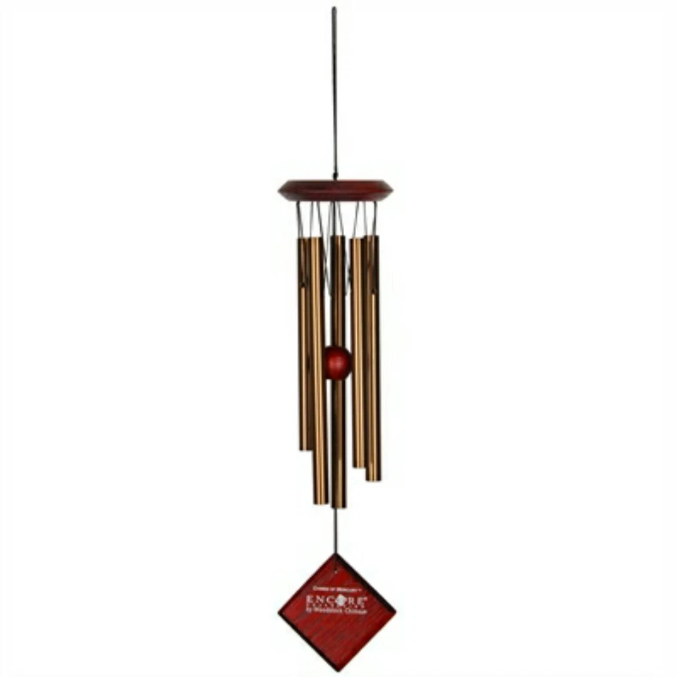 WOODSTOCK CHIMES OF MERCURY WIND CHIME BRONZE 14" NEW In Box FREE SHIP - Image 3 of 4