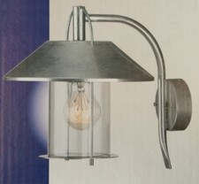 Außen Lampe Wandlampe Wandleuchte Laterne massive Malmö E27 IP44 galvanisiert