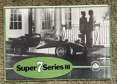 1974 LOTUS Super Seven Series III UK Sales Brochure 3 7 Manual Part Caterham 11