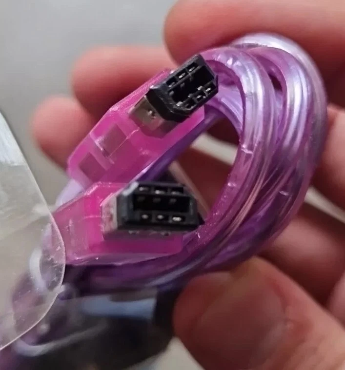 CABLE CAVO LINK 4 COLOUR BAGBOY GAMEBOY COLOUR POCKET NINTENDO BAG BOY GBL 4C - Immagine 3 di 4