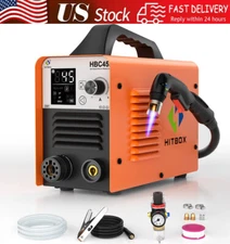 HITBOX 45A Plasma Cutter - 110/220V Non-Touch Non-HF Pilot Arc，LED Display NEW