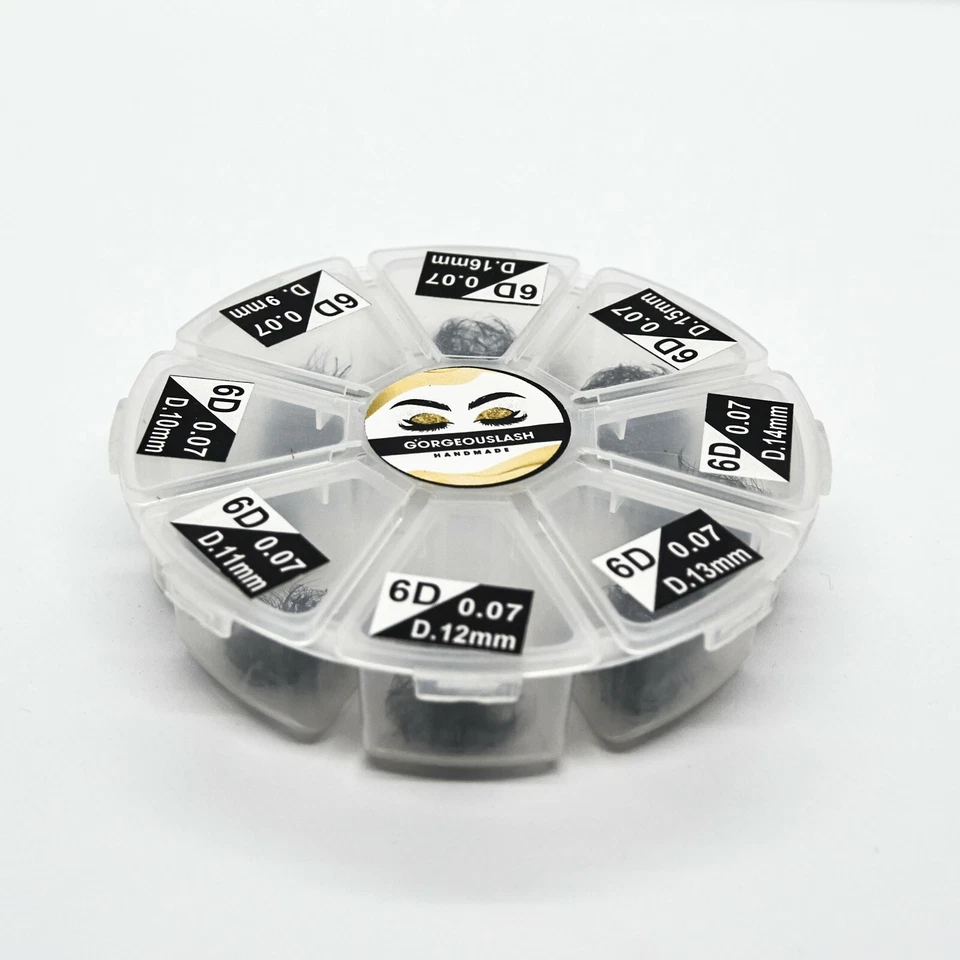 Mixed 6D Lashes. 1000 Premade Volume Fans. Eyelash extensions, Handmade! - Image 2 of 4