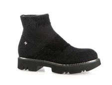 Authentic Marino Fabiani Italian Designer Bootie Size 11 New Black