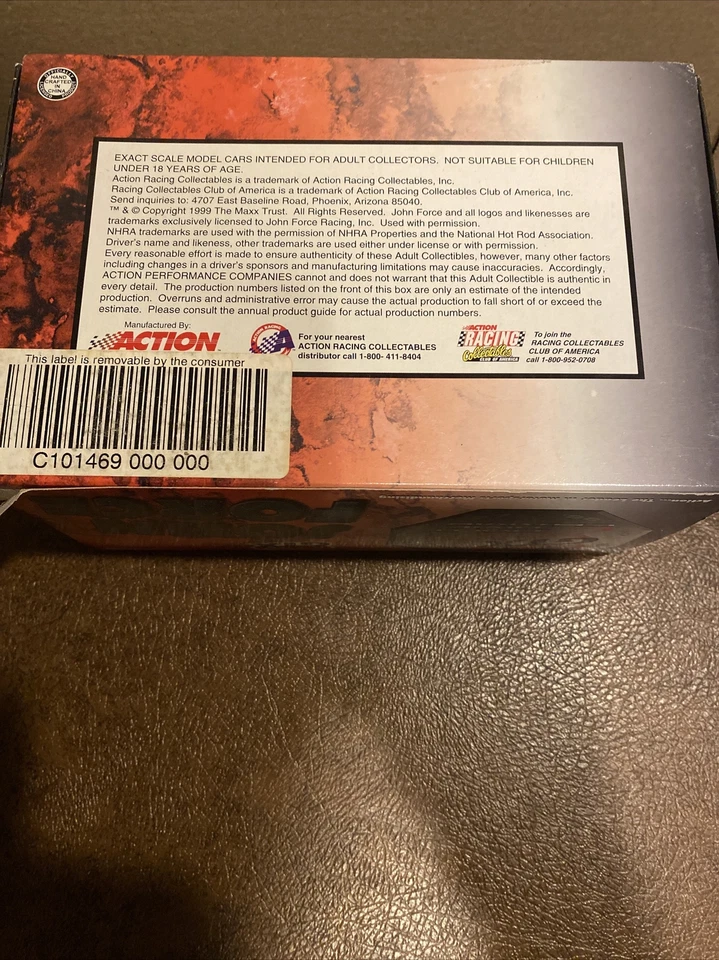 John Force Castrol GTX Funny Car" NHRA Action coche a pedales de carreras Foto 3 de 4