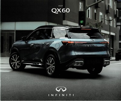 Infinity QX60 SUV car (made in Japan) _Geneva-Qatar 2023 Prospekt / Brochure