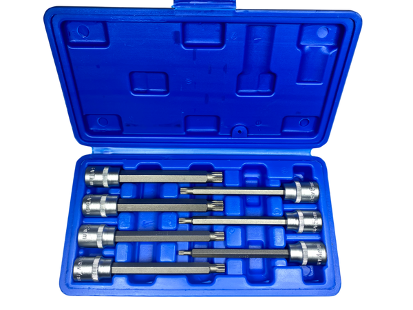 Satra Vielzahn 12 Kant Xzn Stecknuss SteckschlüSsel Satz M4-M10 7 Tlg 3/8'' Zoll-image