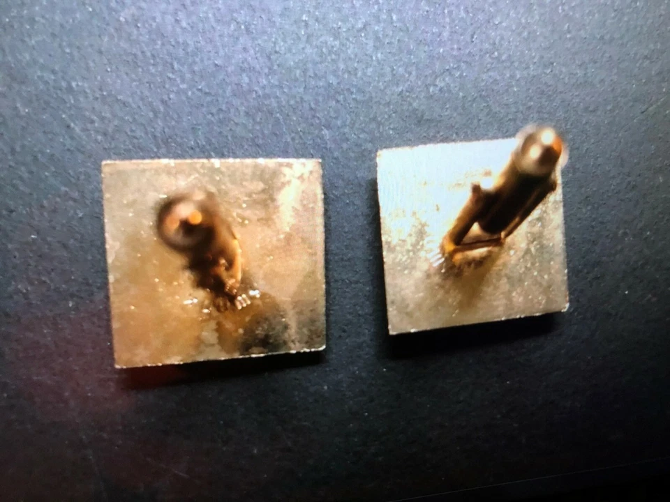 Vintage "SWANK" Cufflinks with Rubies - Image 4 of 4