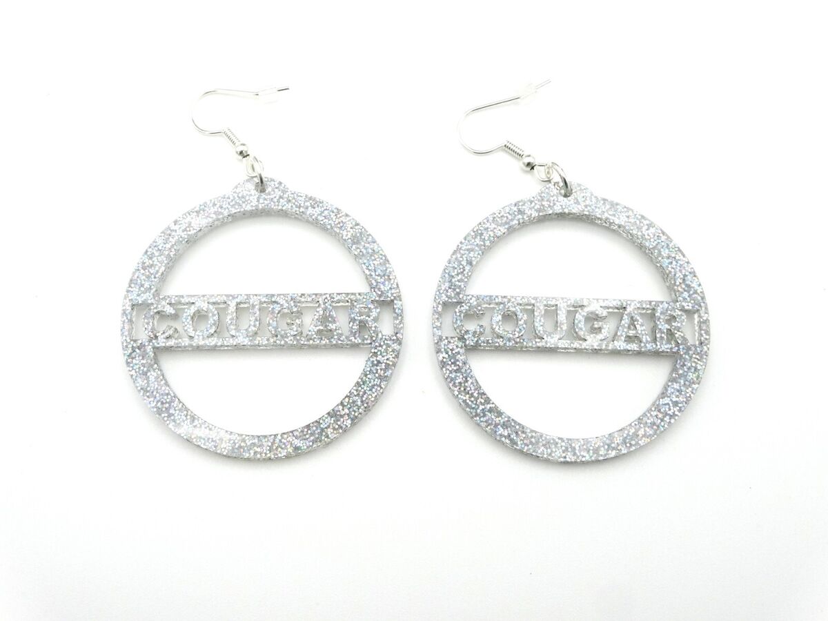 Cougar earrings / Hot wife /slut/cum/swinger/porn/anal/sex/bbc/spade/bbw/mmf eBay pic photo